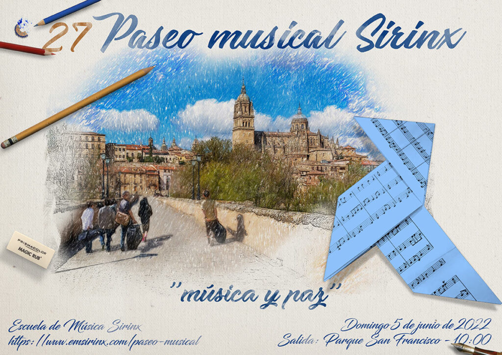 Cartel del Paseo Musical Sirinx 2022